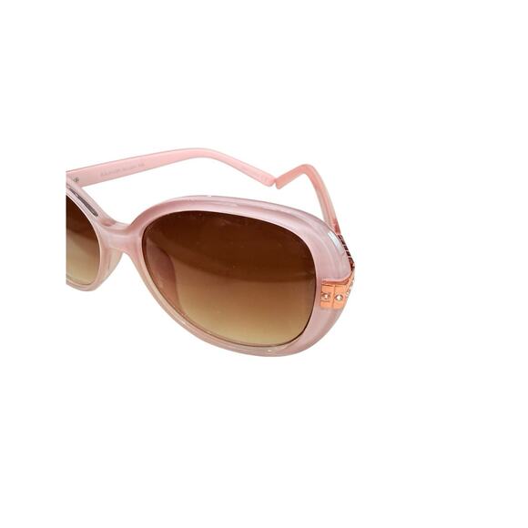 Vintage Kenneth Jay Lane KJL-41238 Blush Retro Sunglasses Jackie O Pink Bling main image 12